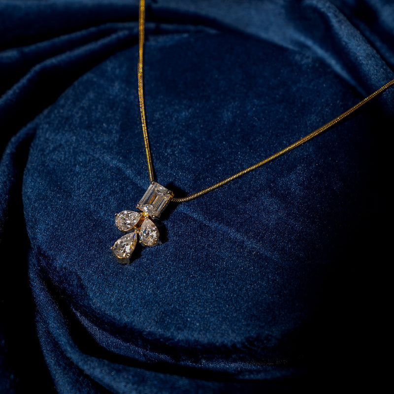 Triple Diamond Pendant