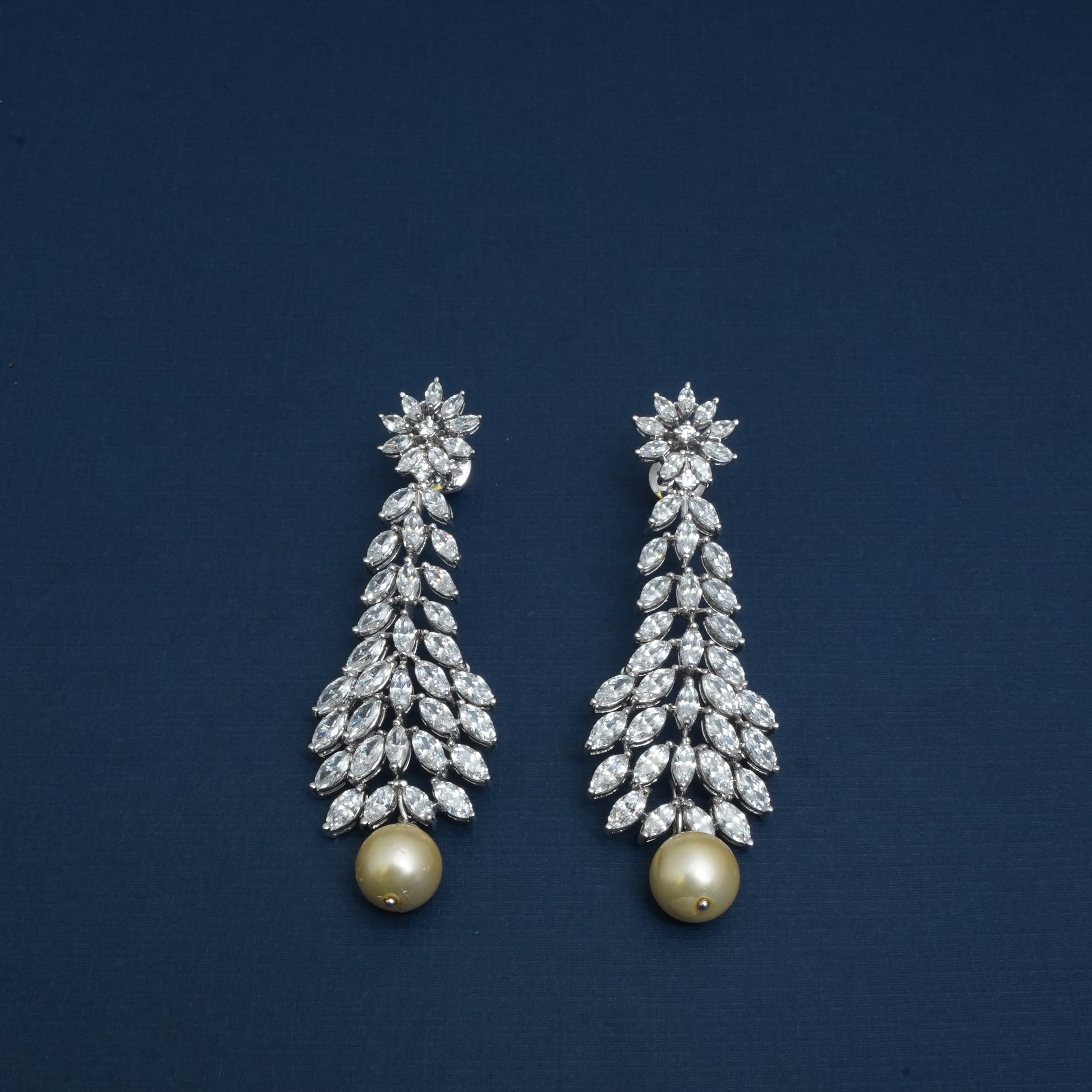 Crown of Pearl Earrings