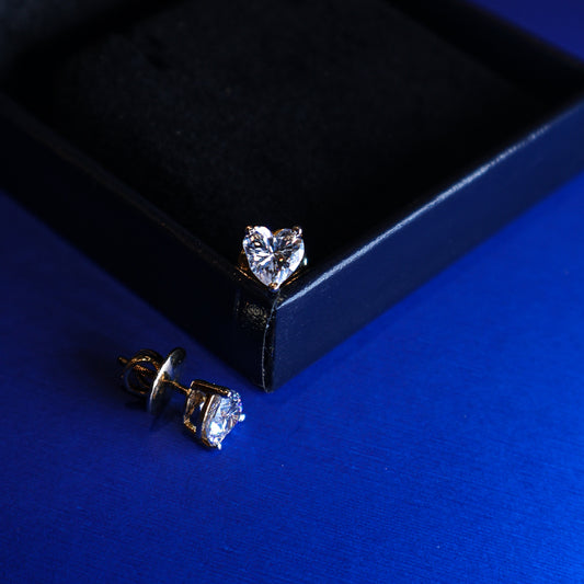 Ophelia Heart Studs