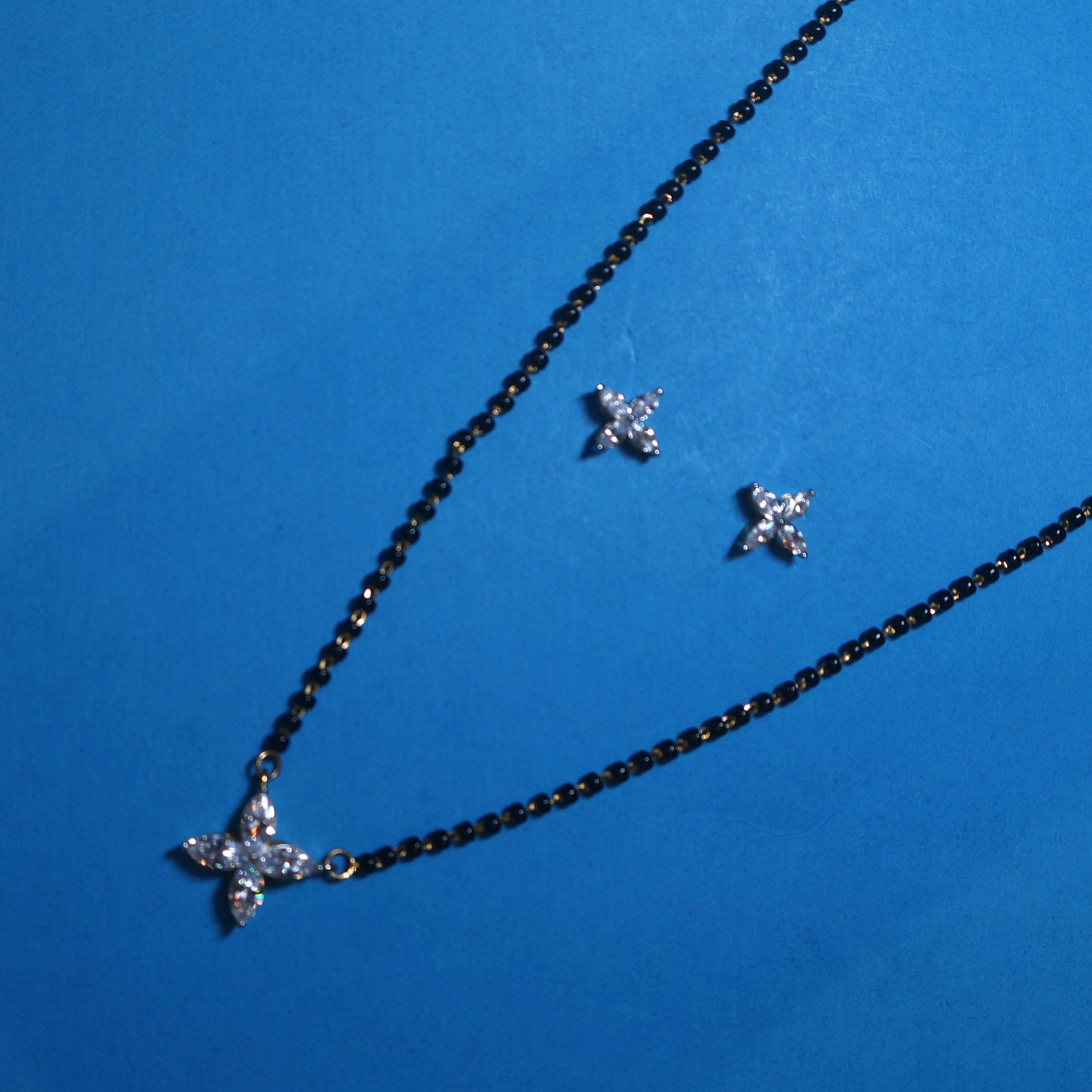 Surreal Butterfly Mangalsutra Set