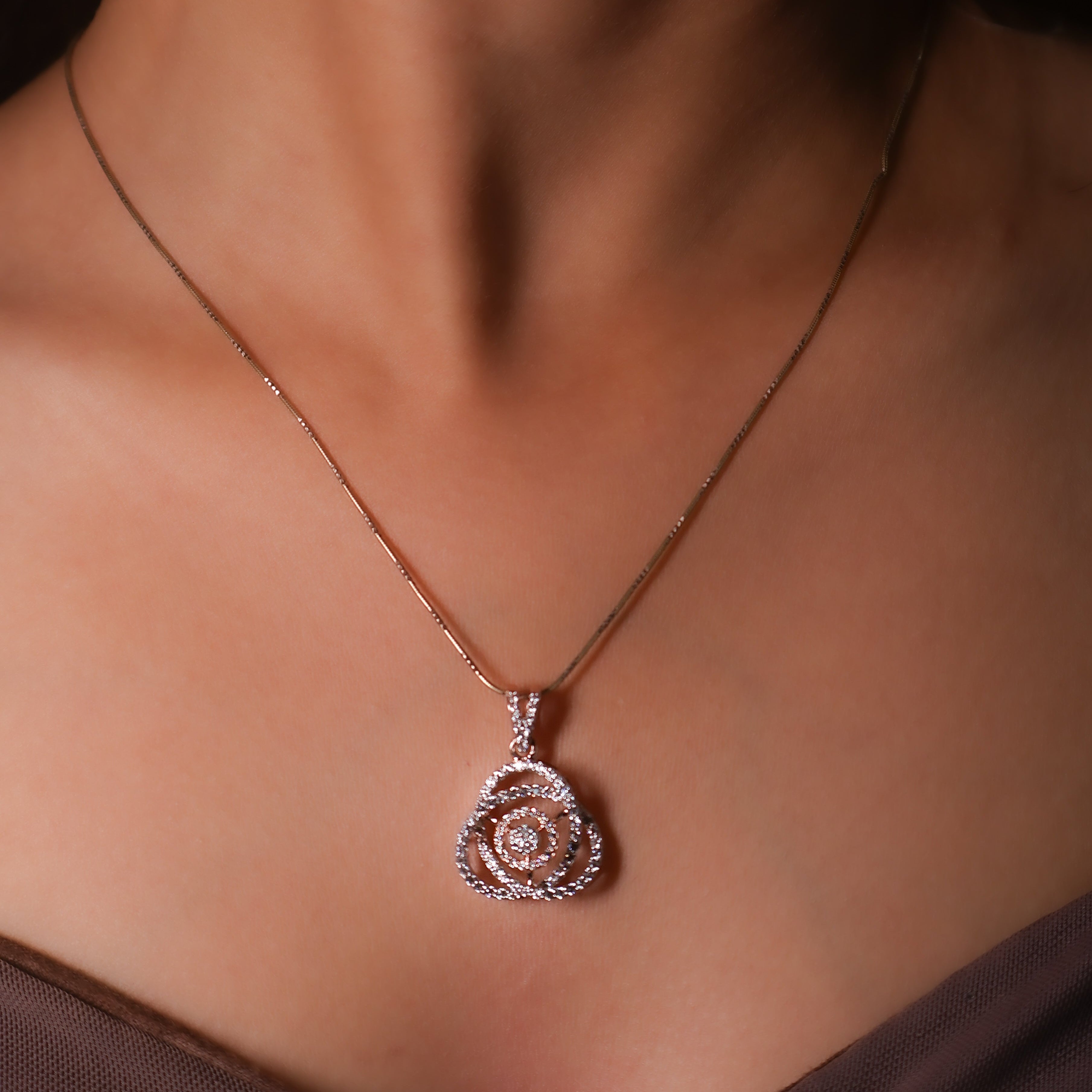 Eclipse Loop 925 Silver Pendant