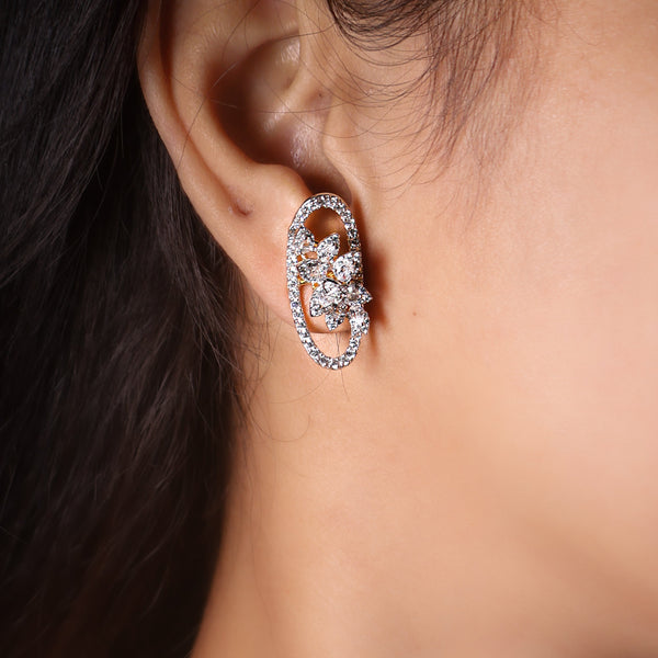 Sable Shine 925 Silver Earrings