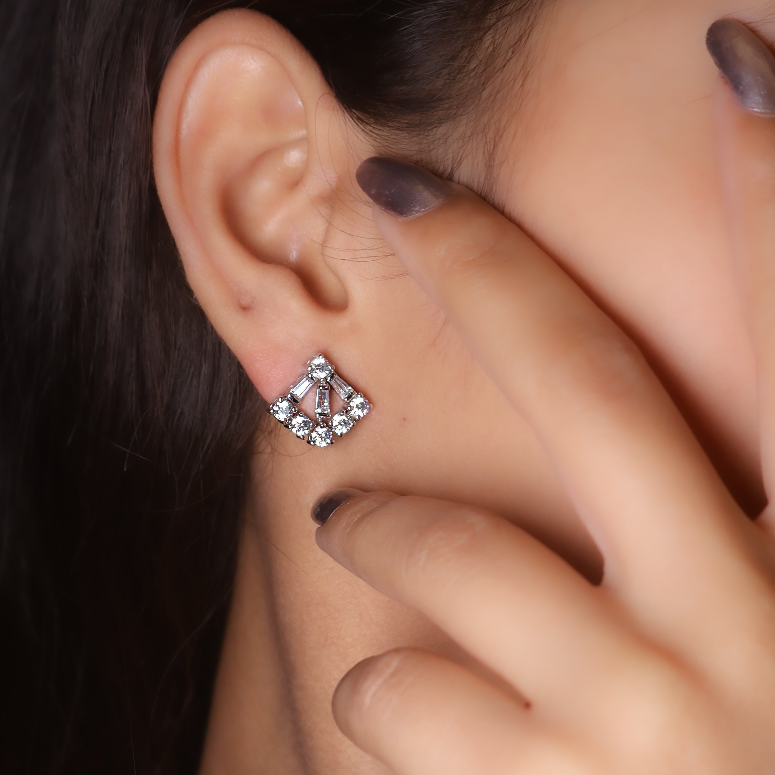 Duské Kite 925 Silver Earrings