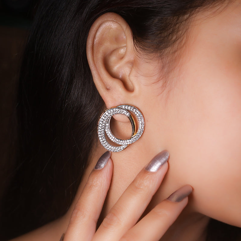 Roseate Gleam 925 Silver Earrings