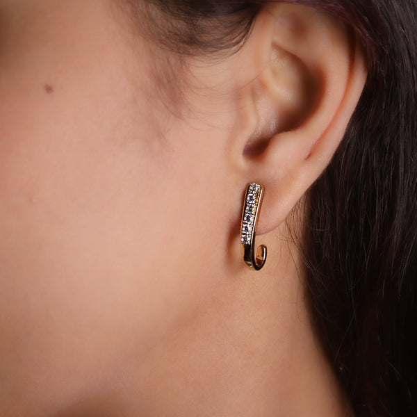 Zafira Edge 925 Silver Earrings