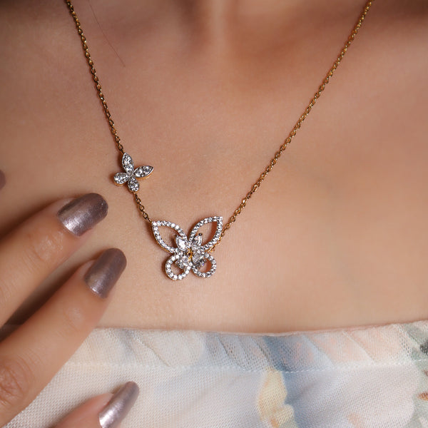 Eterna Butterfly 925 Silver Pendant