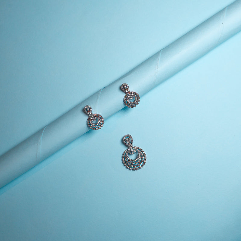 Noire Grace 925 Silver Pendant Set