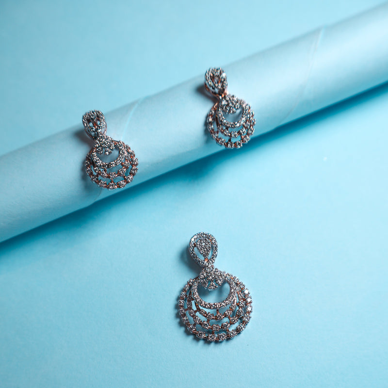 Noire Grace 925 Silver Pendant Set