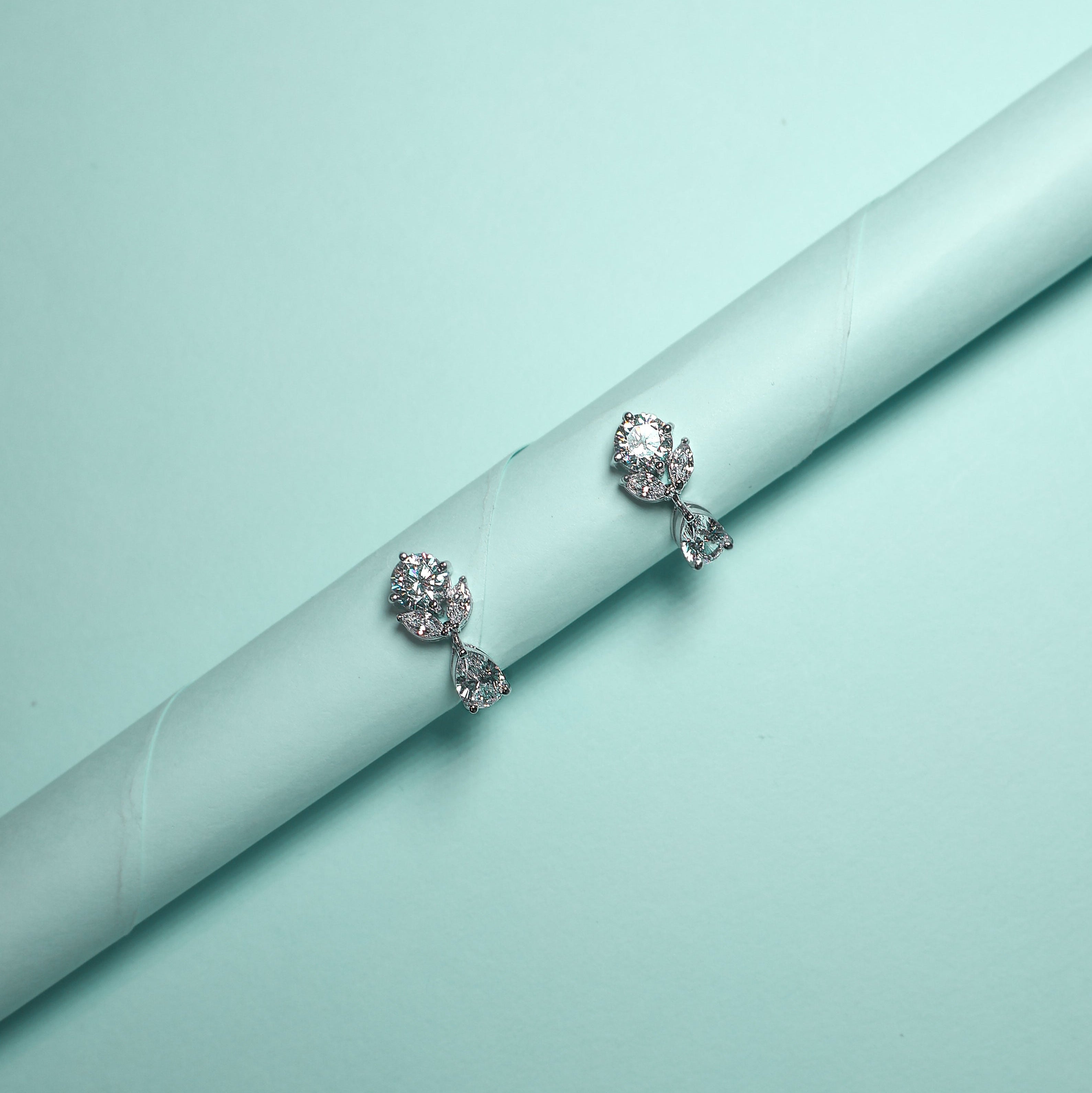 Aeris Cut 925 Silver Earrings