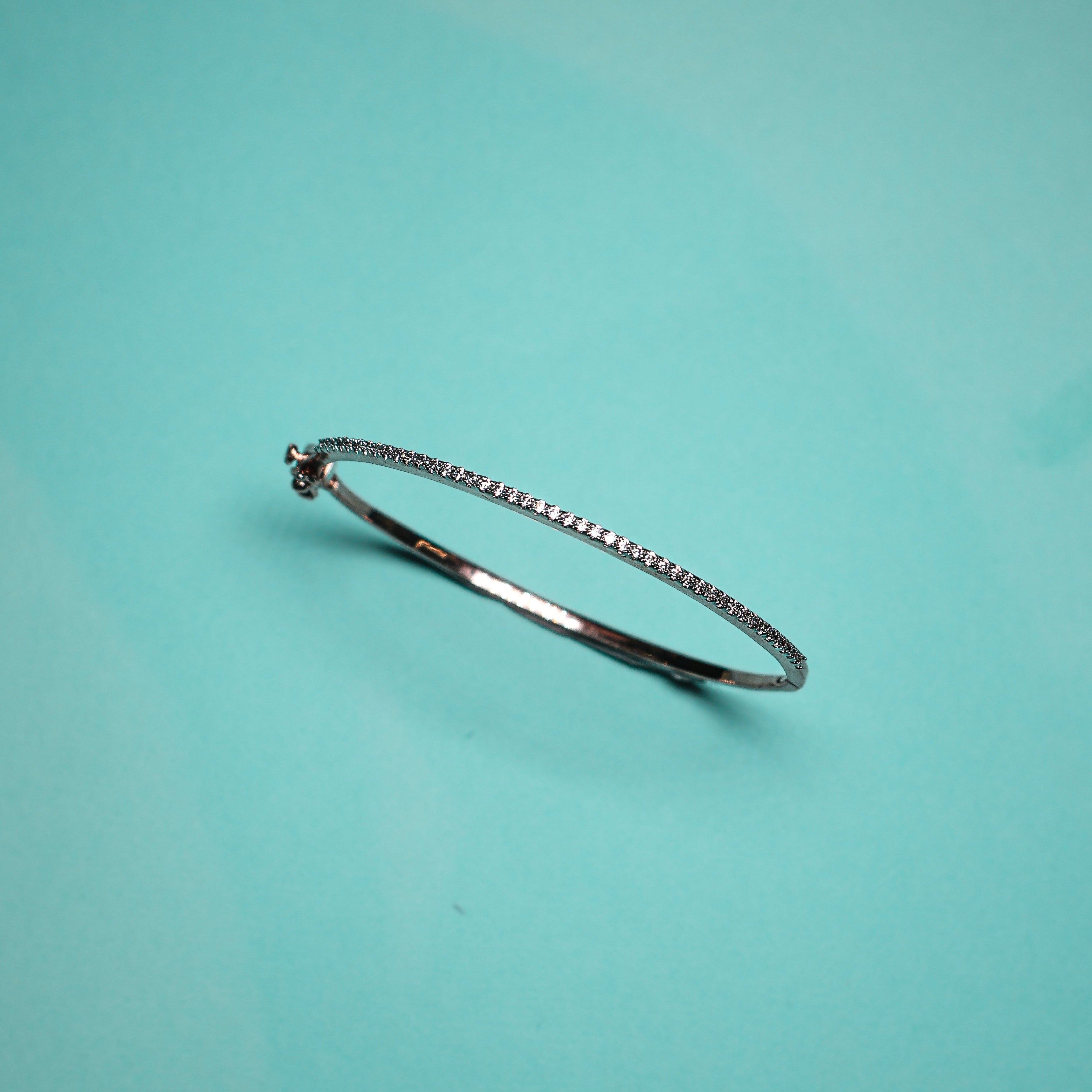 Orion Sleek Single Line 925 Silver Bracelet