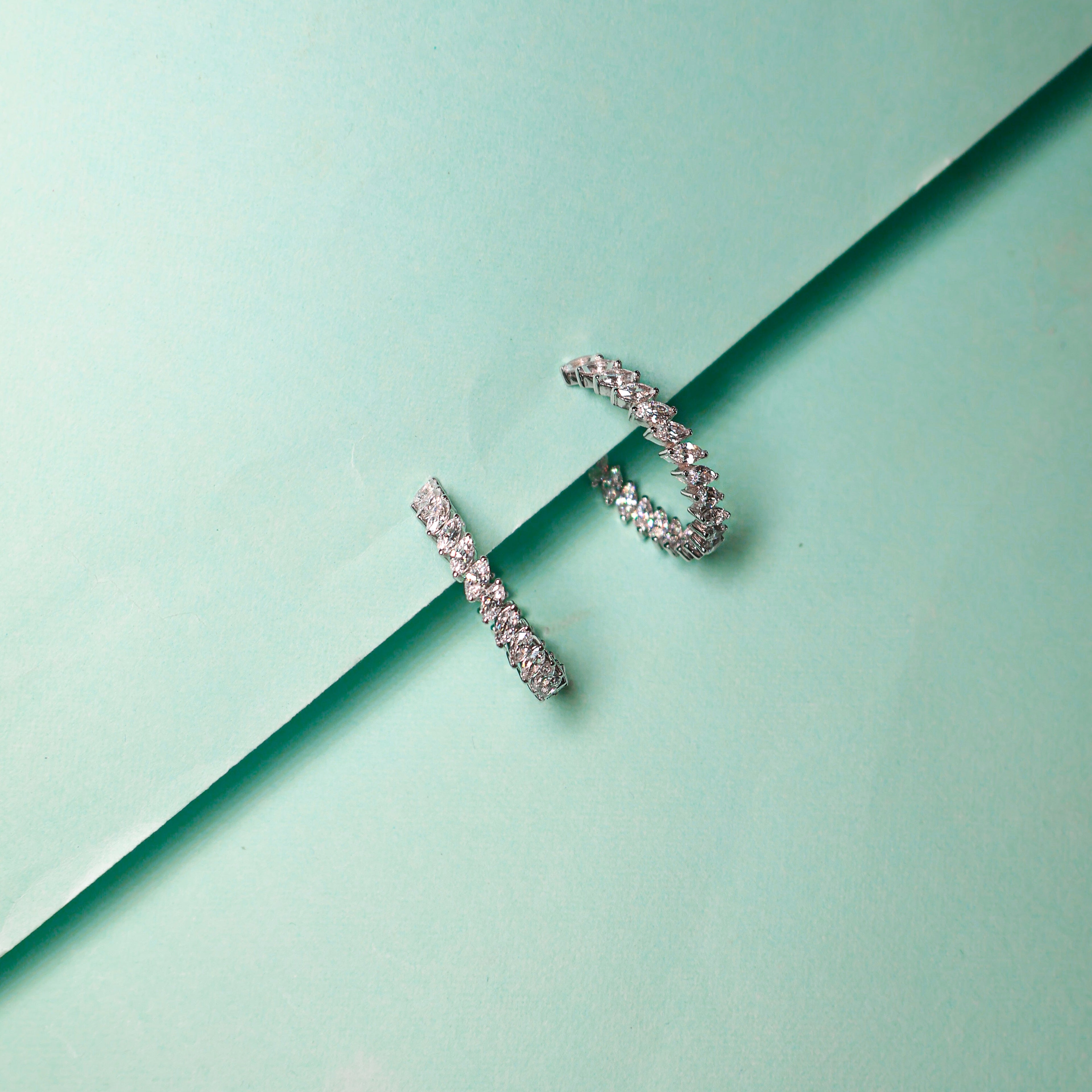 Orchid Cascade 925 Silver Earrings