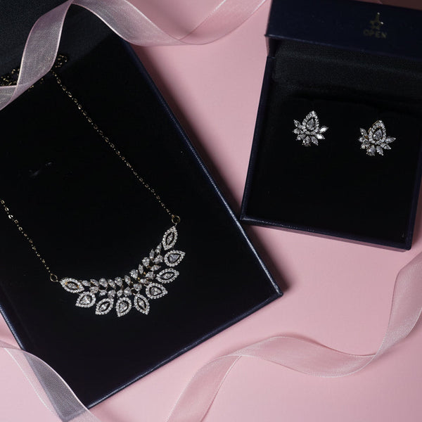 Aurelia Radiance 925 Silver Mangalsutra Set
