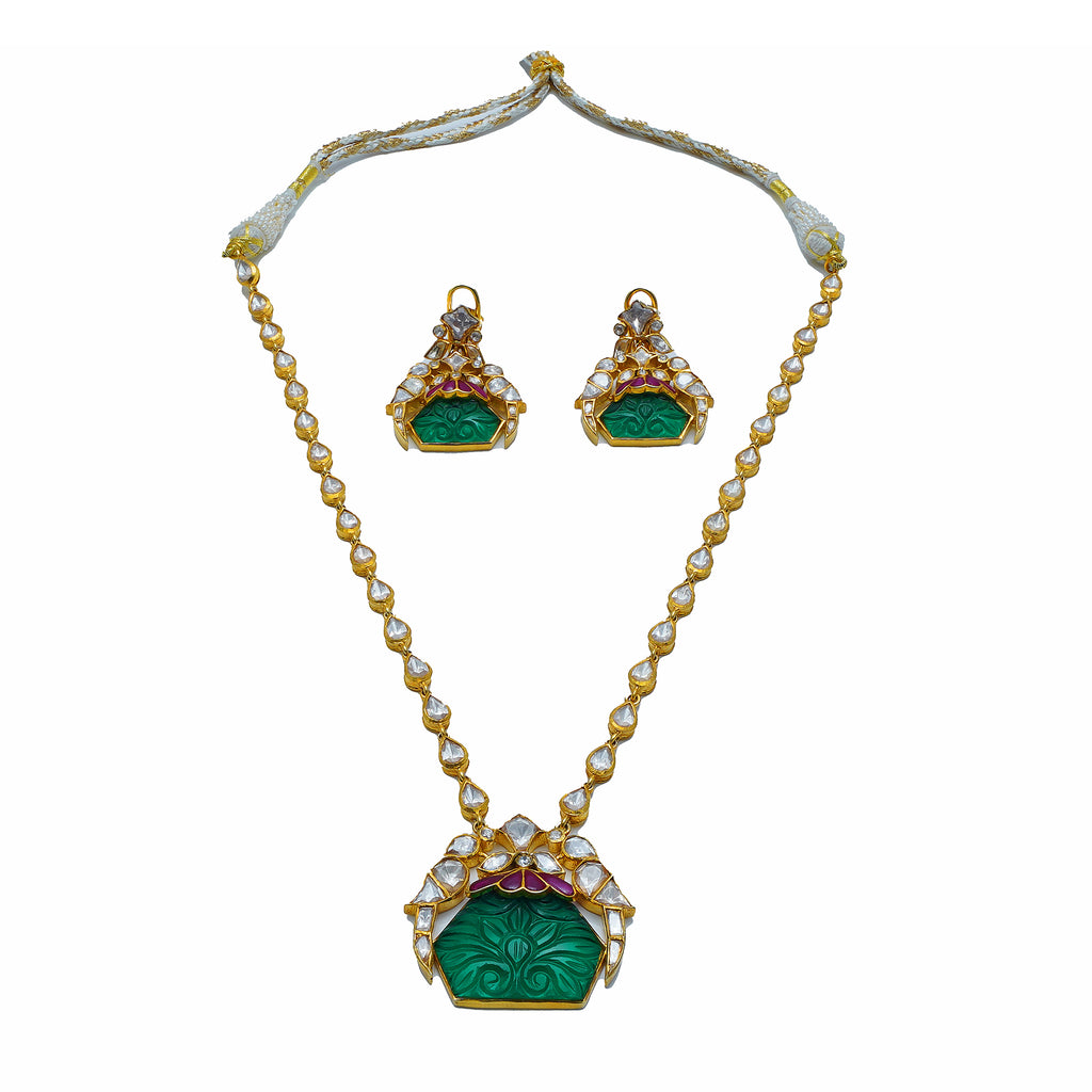 Mehreen Polki Necklace Set