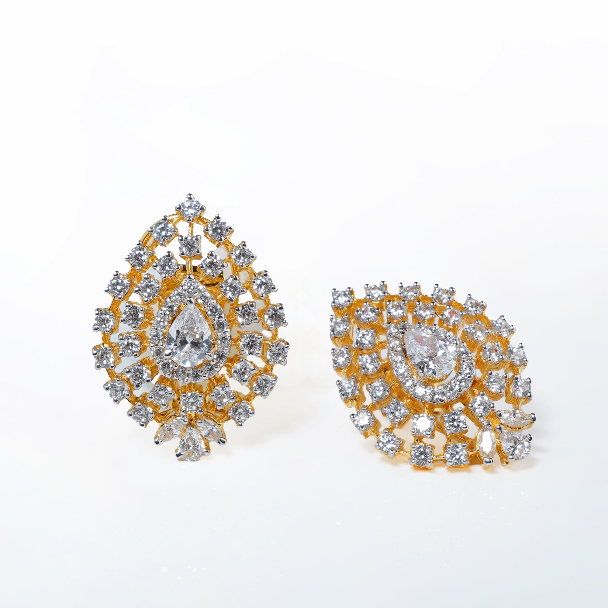 Frosted Petal Earrings