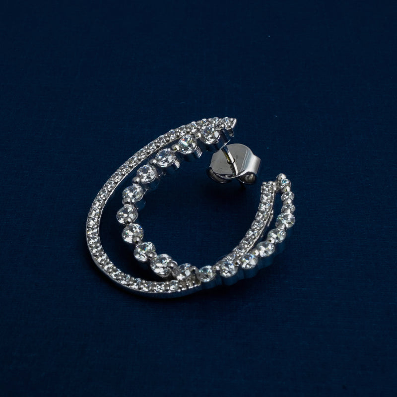 Celeste Circles 925 Silver Earrings