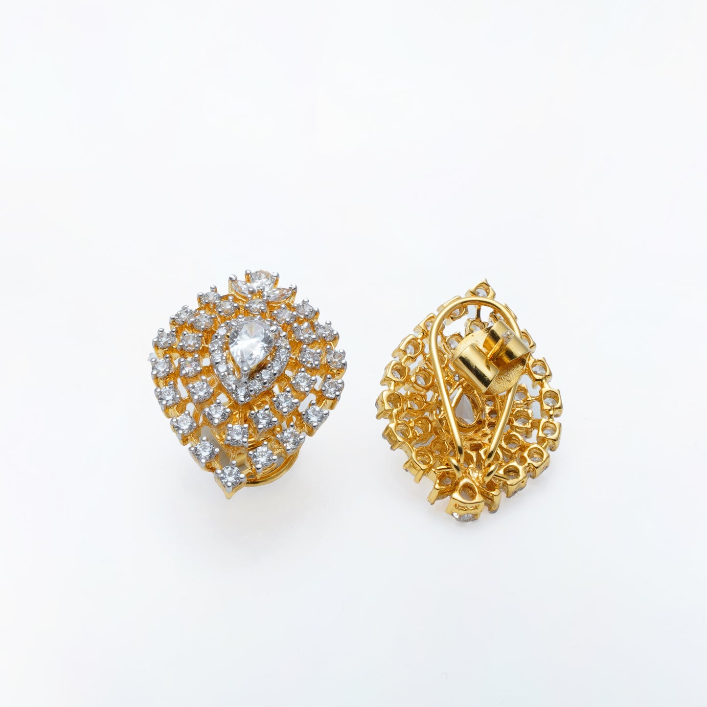 Frosted Petal Earrings