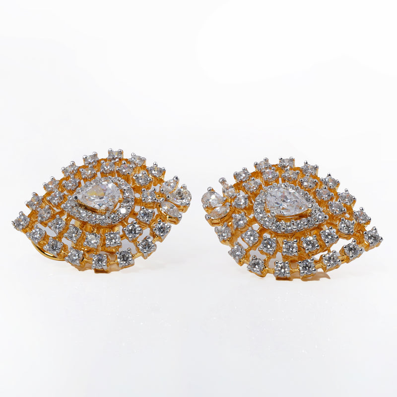 Frosted Petal Earrings