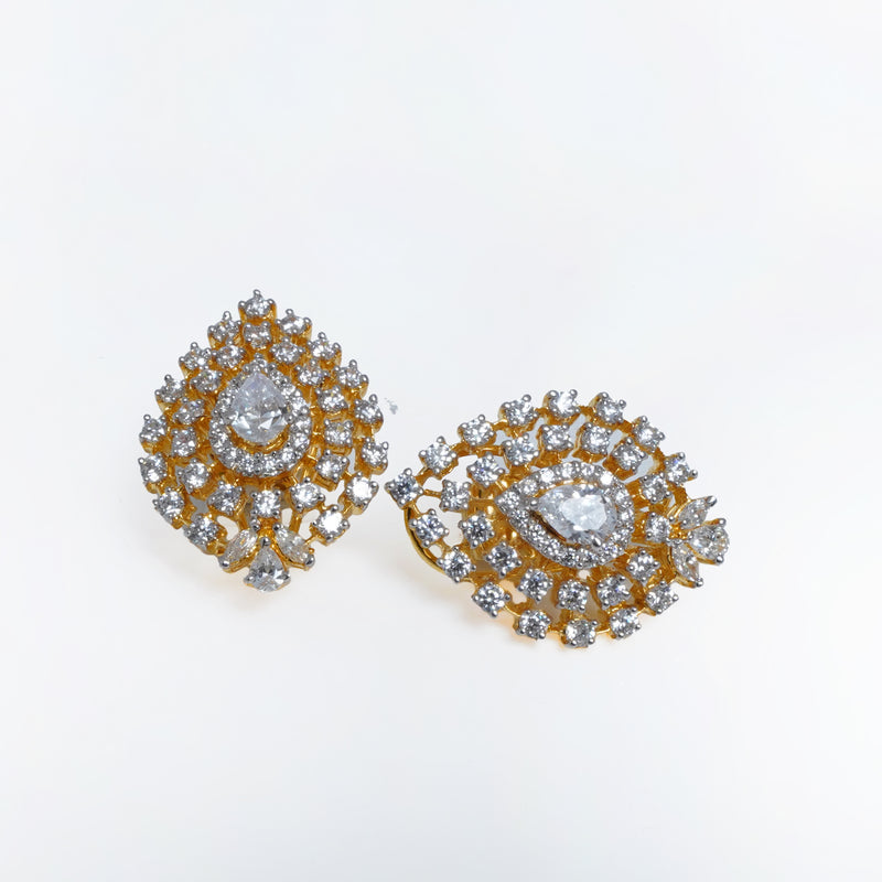 Frosted Petal Earrings